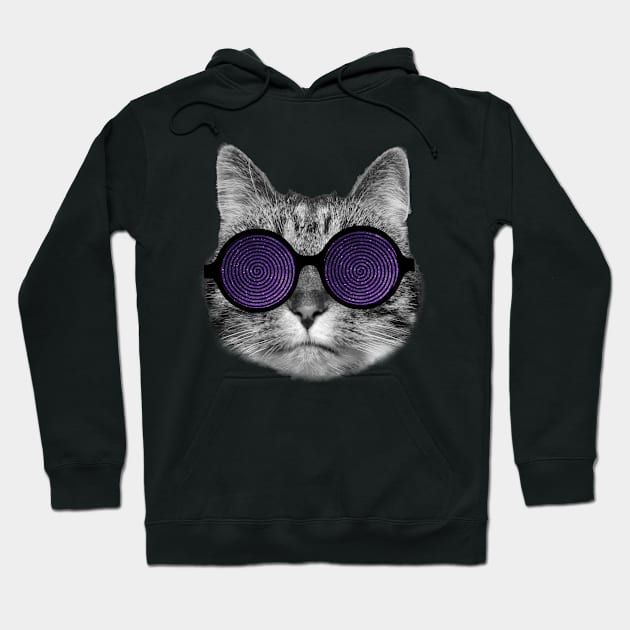 Hypno cat Hoodie by Purrfect